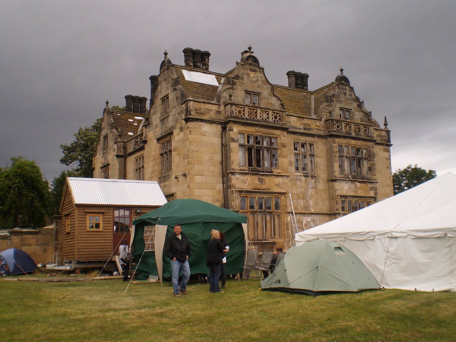 The gazebo is finally up