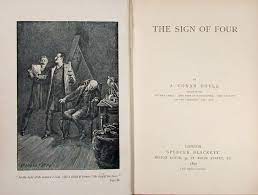 Conan Doyle's "The Sign of Four", published by Spencer Blackett