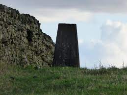 Trig point at Mayland Lea Farm