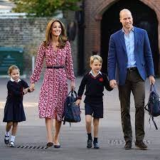 Prince George with his parents and sister Princess Charlotte