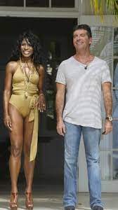 Sinitta, with Simon Cowell